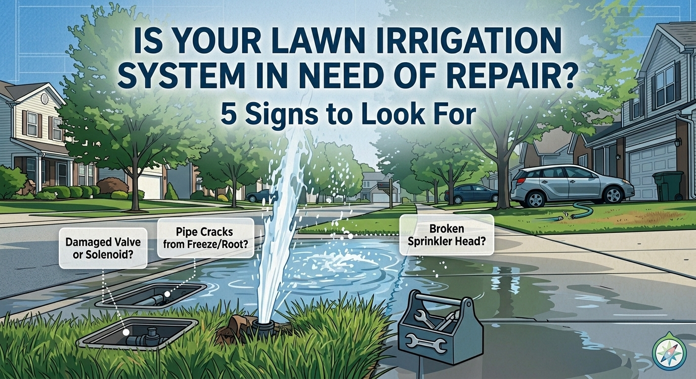 Is Your Lawn Irrigation System in Need of Repair? 5 Signs to Look For