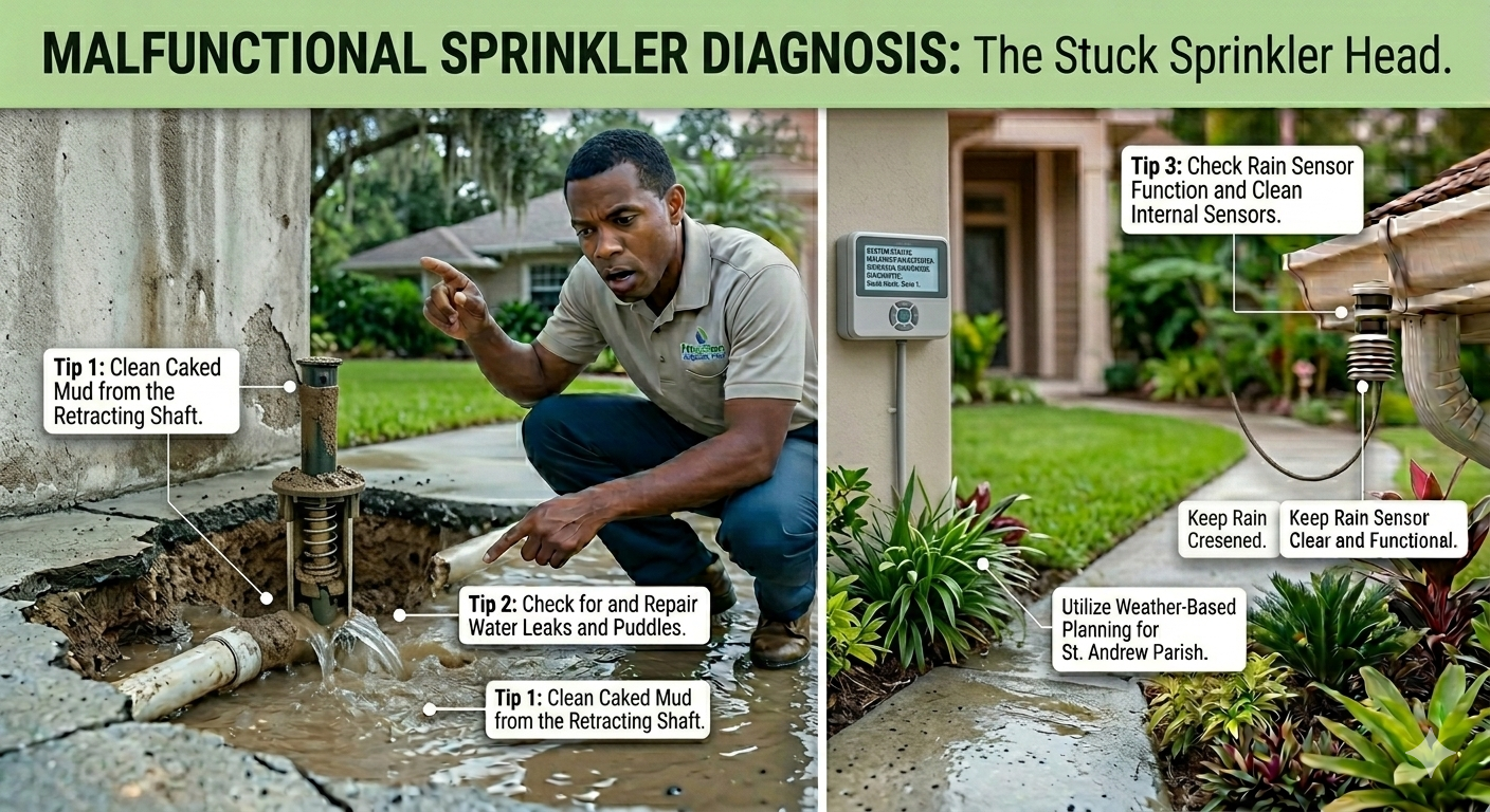 Why Your Sprinkler Heads Are Not Popping Up