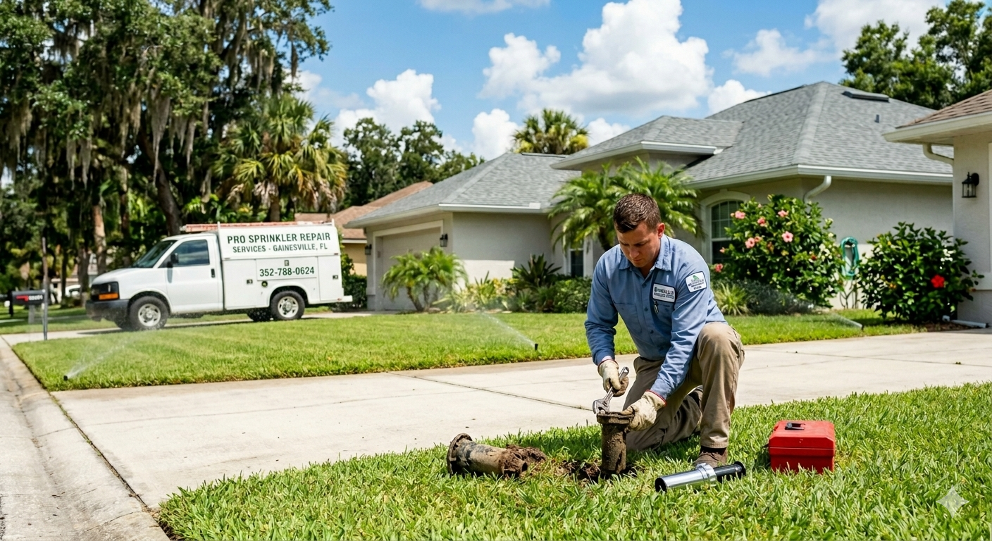 professinal sprinkler repair service